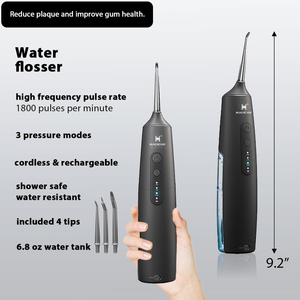 Close-up of the electric toothbrush from the 2-1 Oral Clean Kit