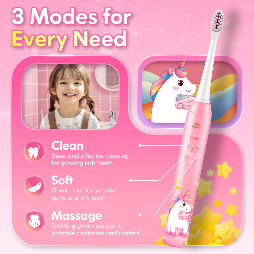 2-minute brushing timer reminder feature