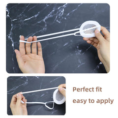 Soft-edged aluminum eye shield with elastic head strap for secure fit