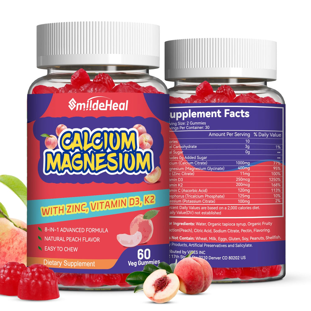 Hero image for 2-pack calcium magnesium gummies 600mg