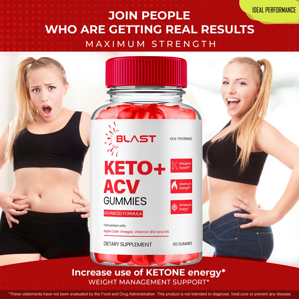 2-pack Blast Keto ACV Gummies packaging