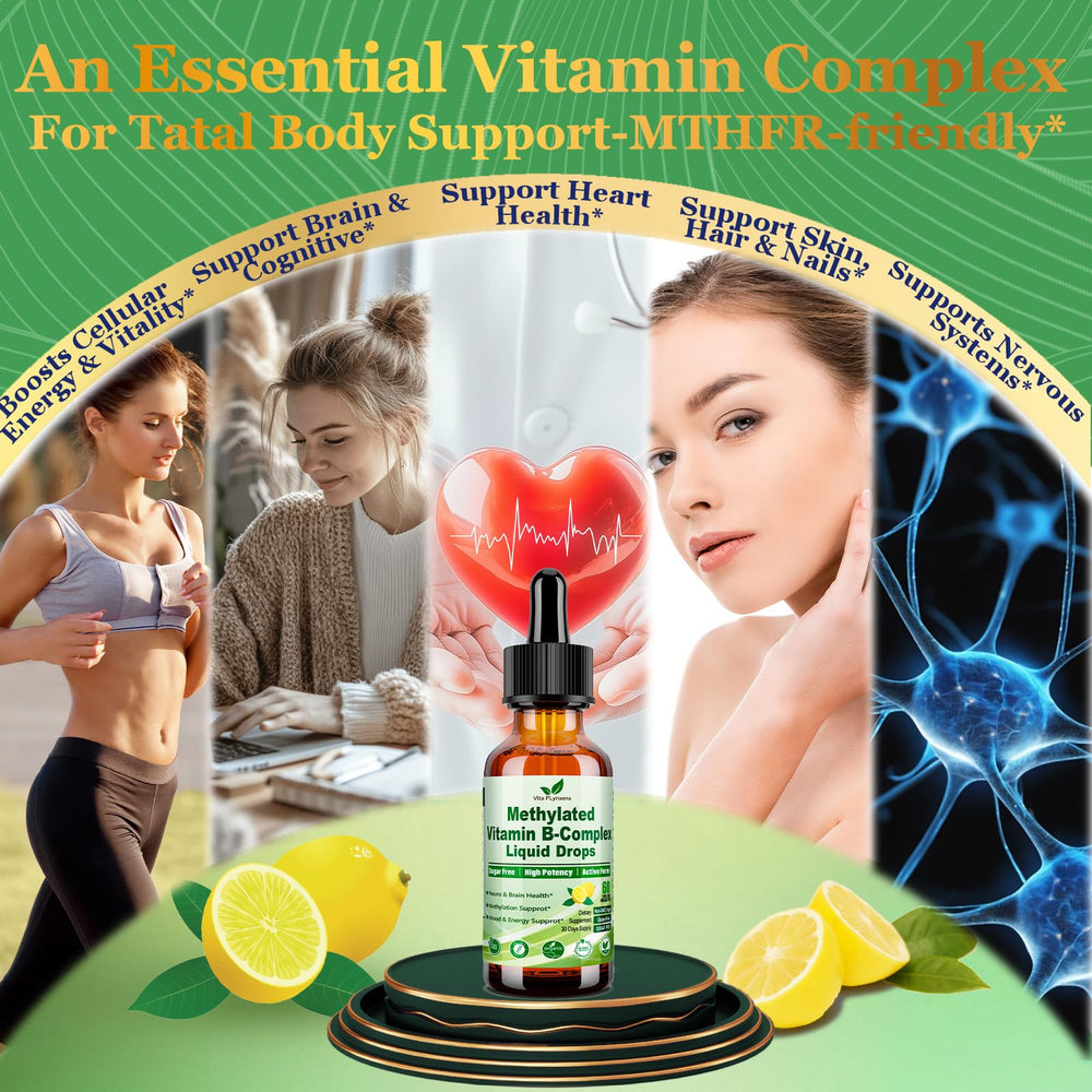 Lemon-flavored methylated B complex liquid being prepared