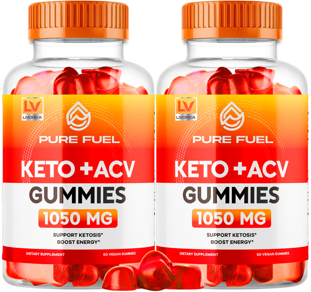 Two-pack Pure Fuel Keto Gummies front packaging