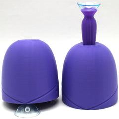 Two-pack scleral lens applicator tool in purple