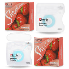 Packaging image for 2-pack Strawberry Woven Dental Floss