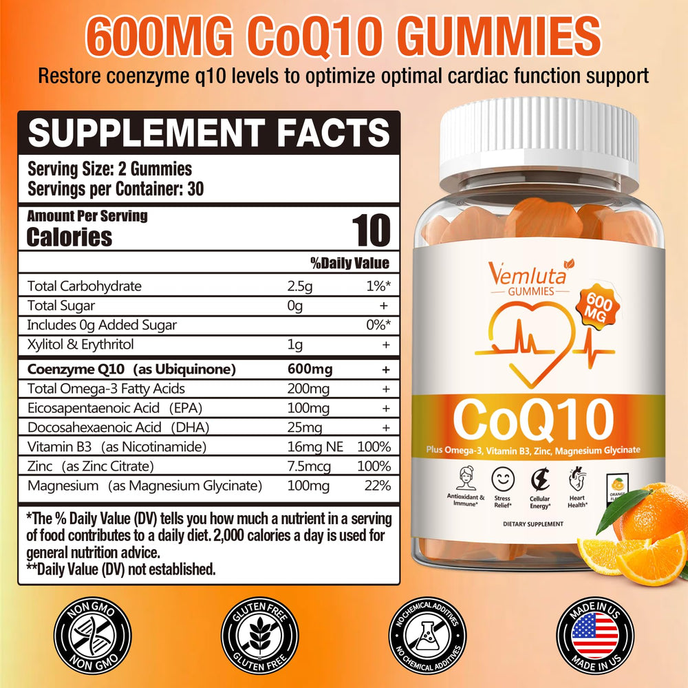 Gummies with Omega-3 and Magnesium ingredients