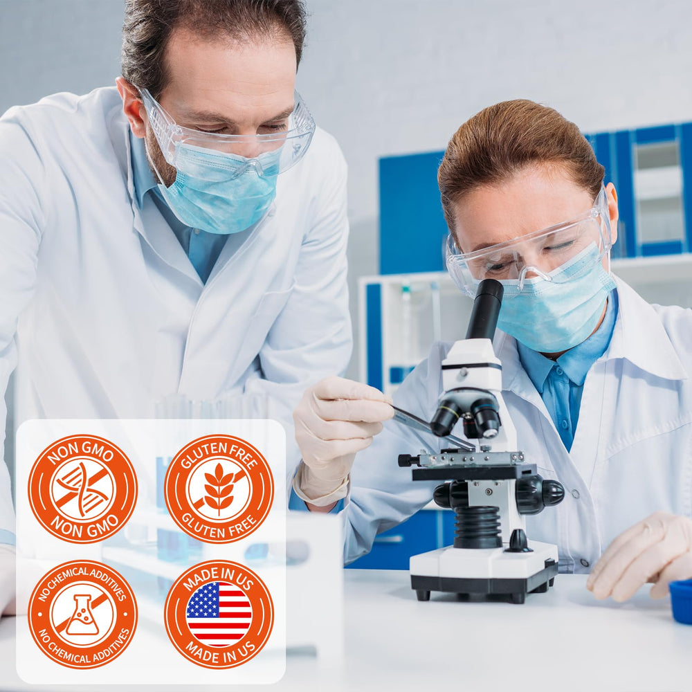 Vitamin and supplement icons illustrating energy support