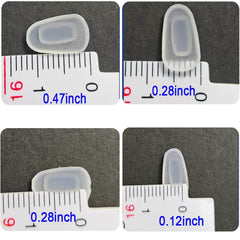 Anti-slip silicone nose pads for glasses