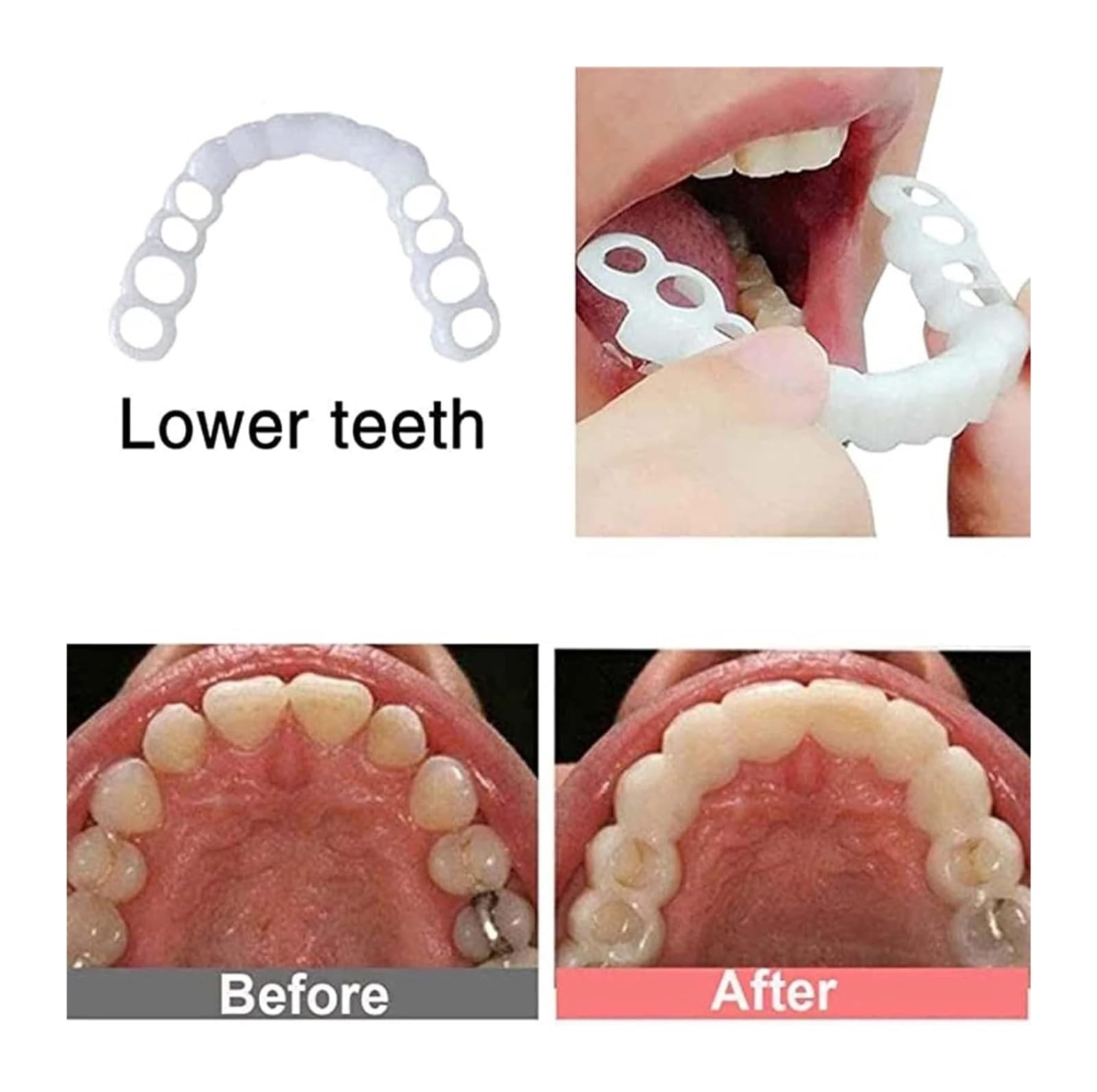 Close-up of readjustable sizing feature