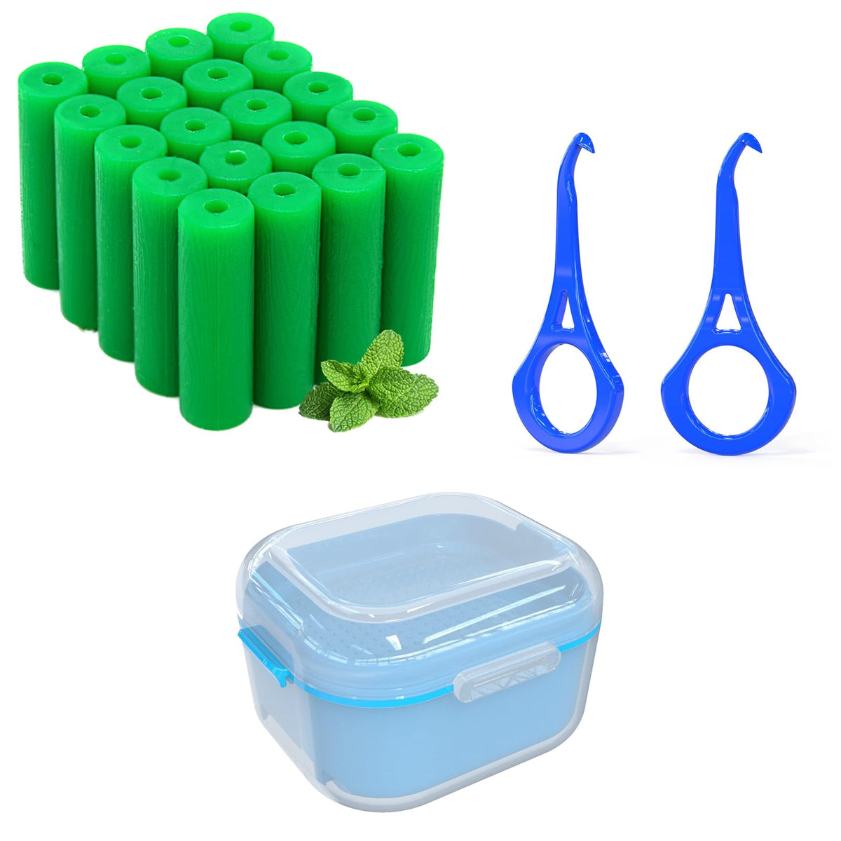 Mint flavor retainer chewies packaging and product shot