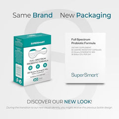 Close-up of 20 probiotic strains included in the formula