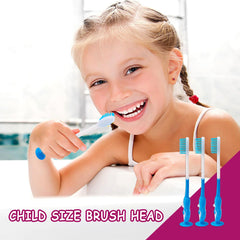 Toothbrush with suction cup stand for display and storage