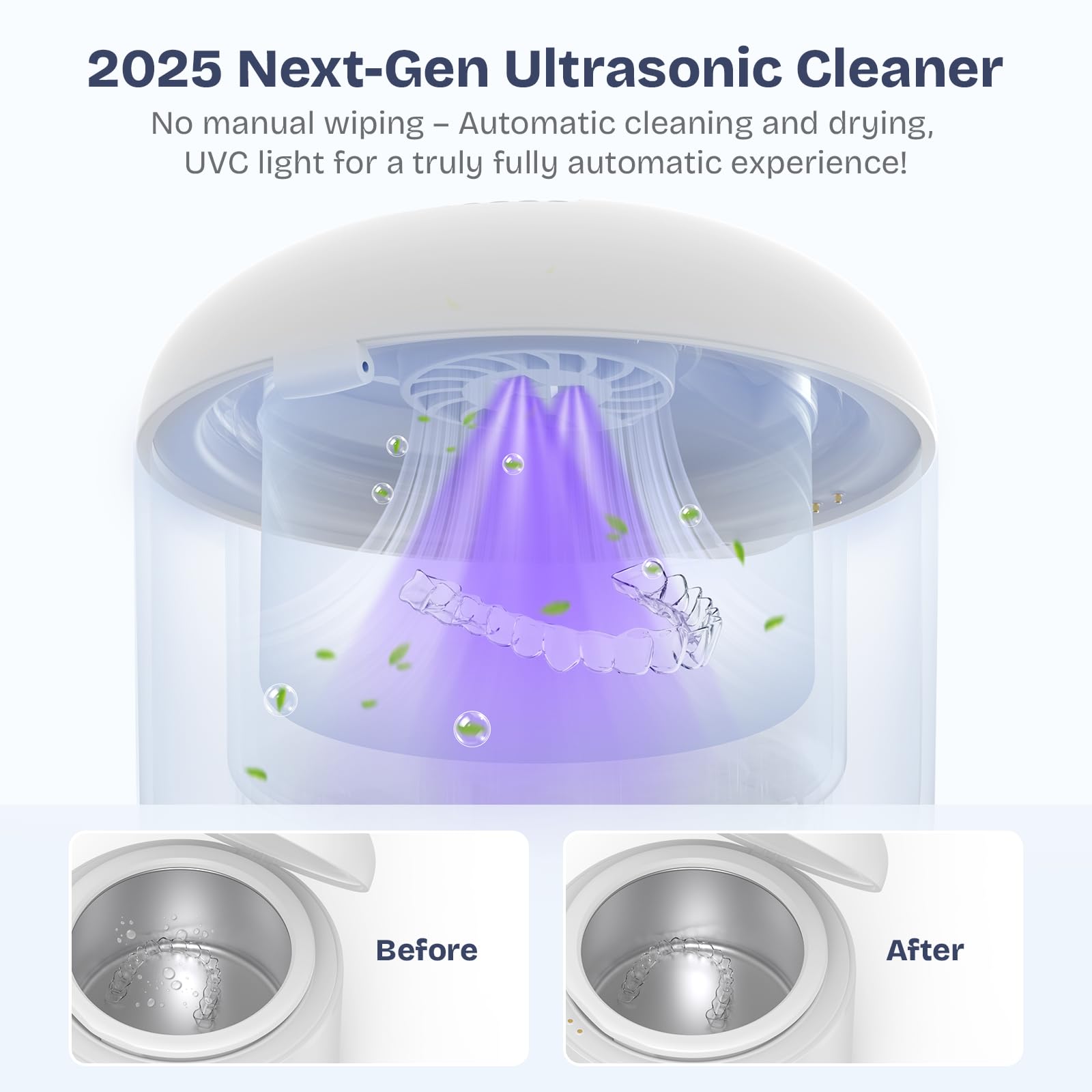 Integrated UVC light for enhanced disinfection