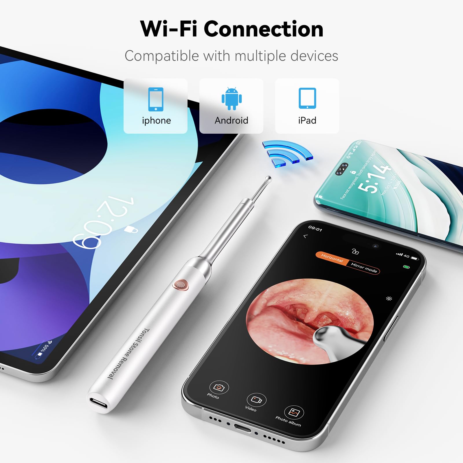 App setup for iOS and Android via QR code