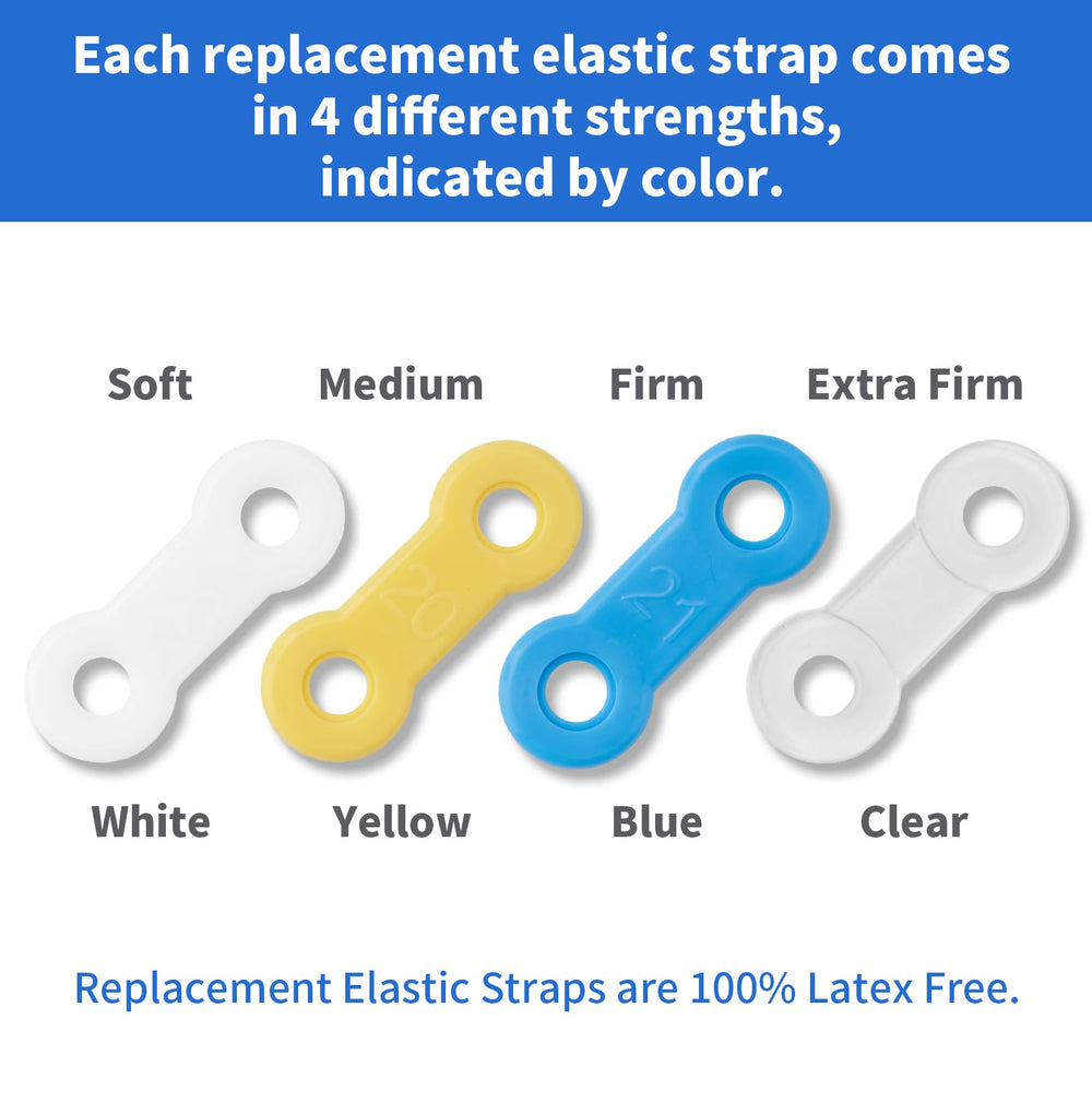 Assorted lengths of replacement elastic straps for Meyson EMA