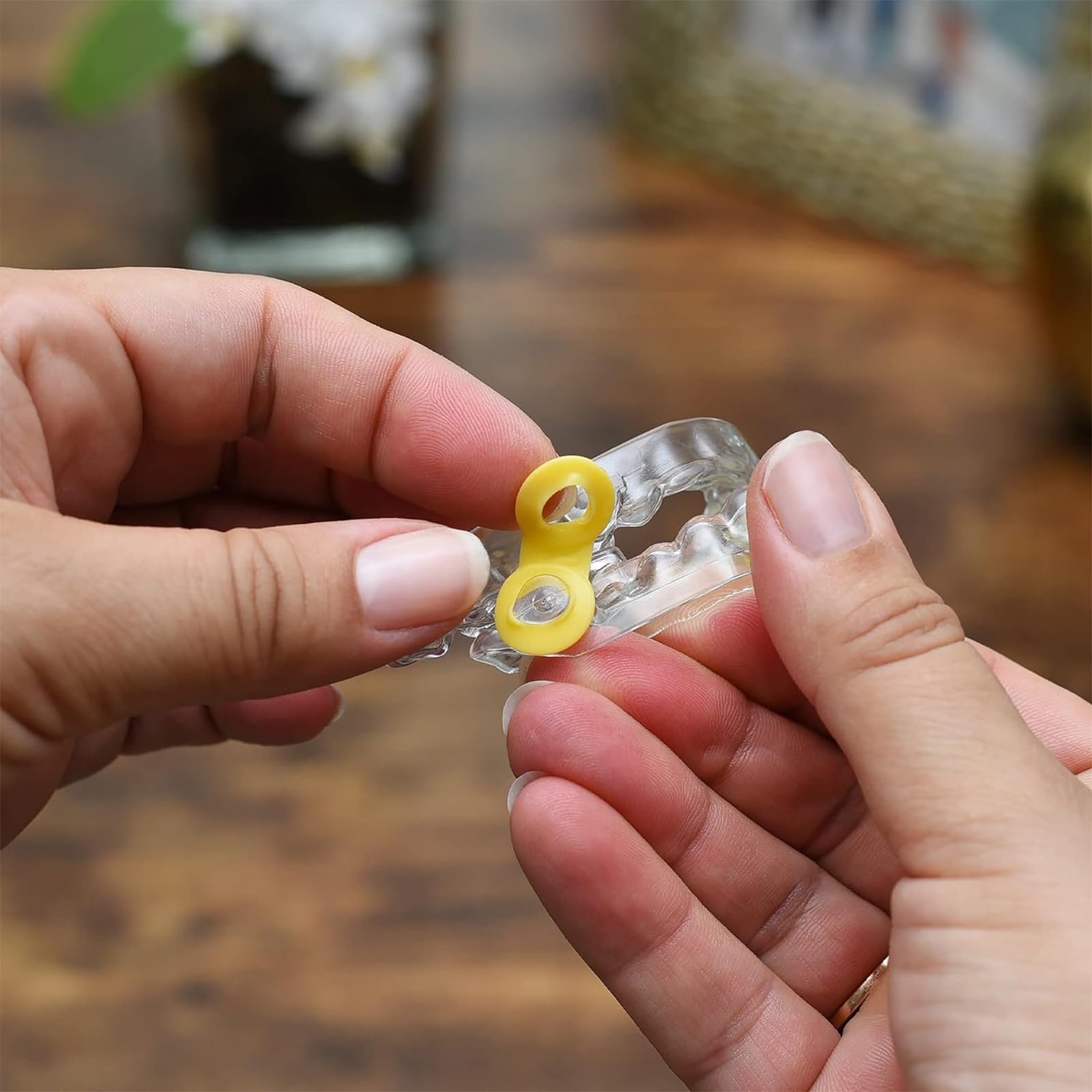 Packaging showing Meyson EMA replacement straps in yellow