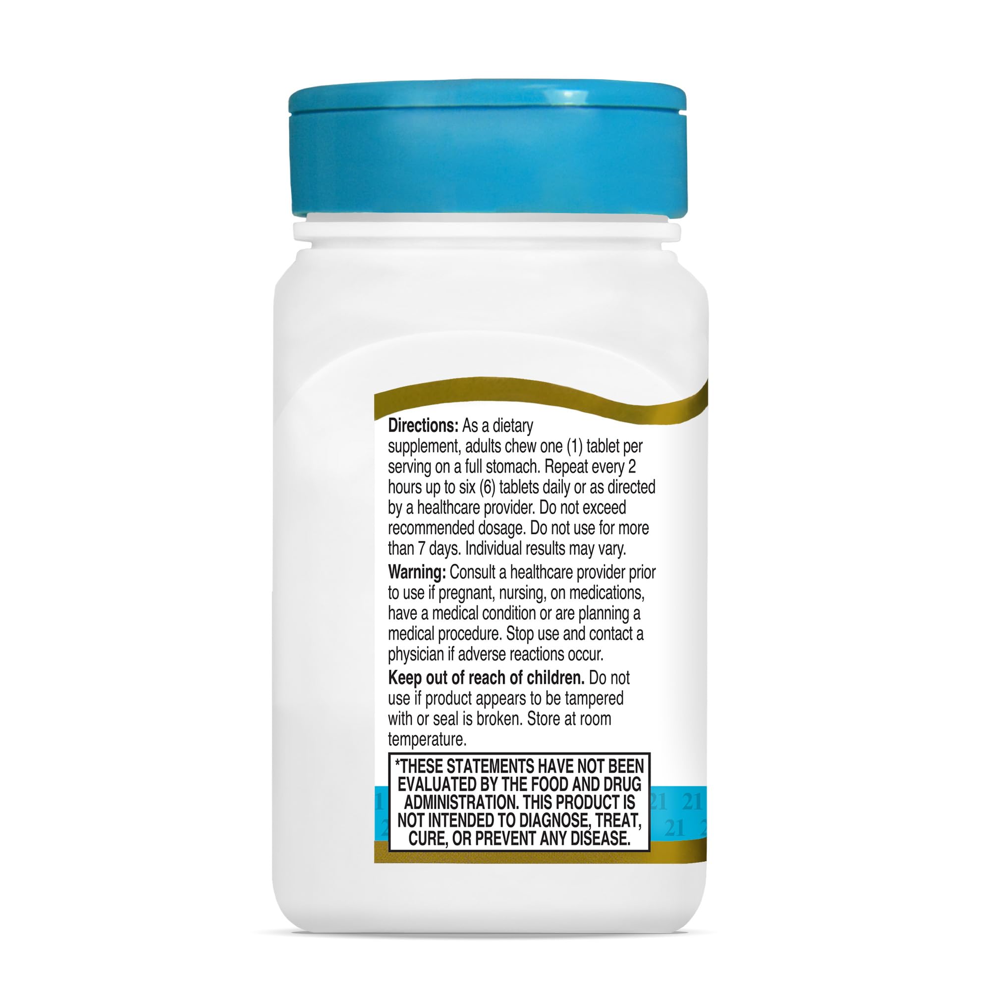 90-count bottle of zinc chewable with C & B6