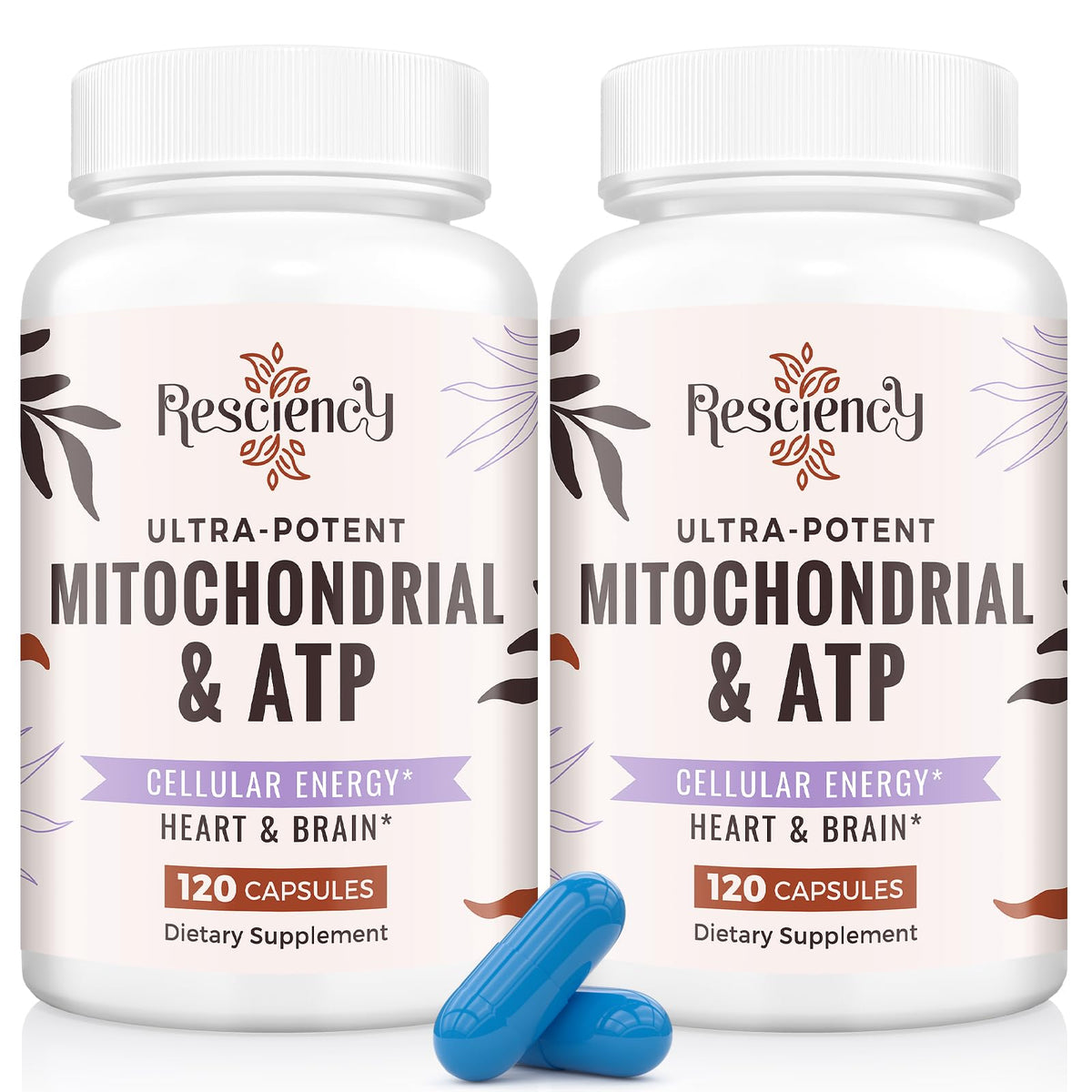 Bottle of 2326 mg mitochondrial supplement