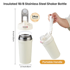 Leak-proof lid with flip cap for steady shaking