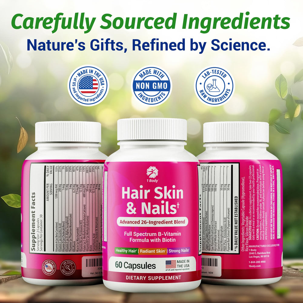 Graphic depicting the 26-ingredient blend