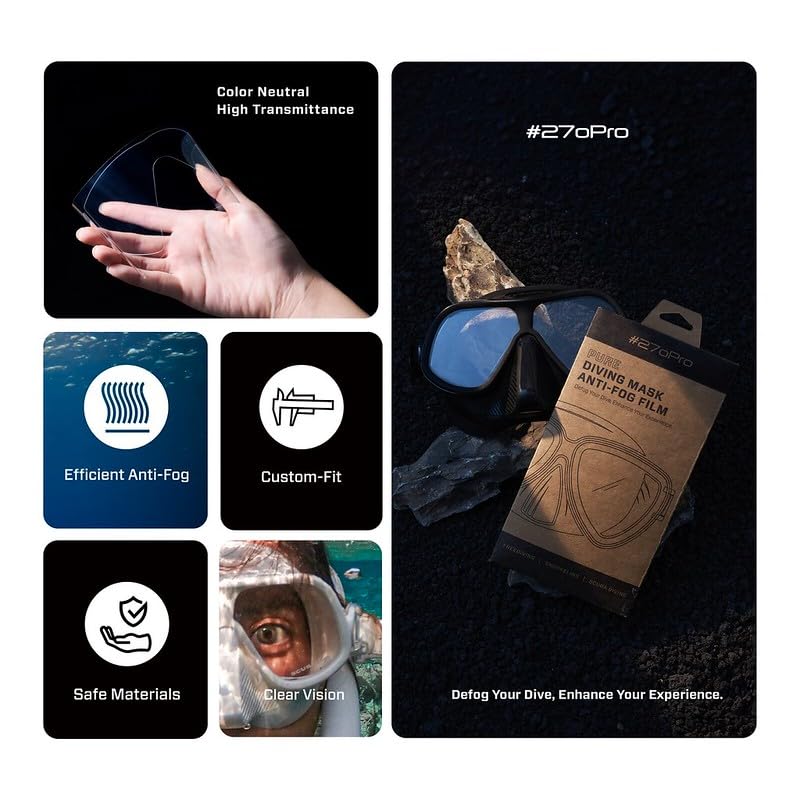 8-pack overview of 270Pro anti-fog films