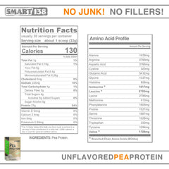 Nutrition: 27g protein and 6.1g BCAAs per serving