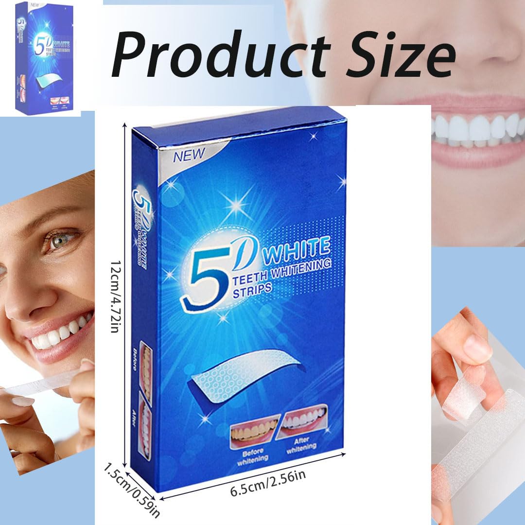 Close-up of whitening strips in packaging