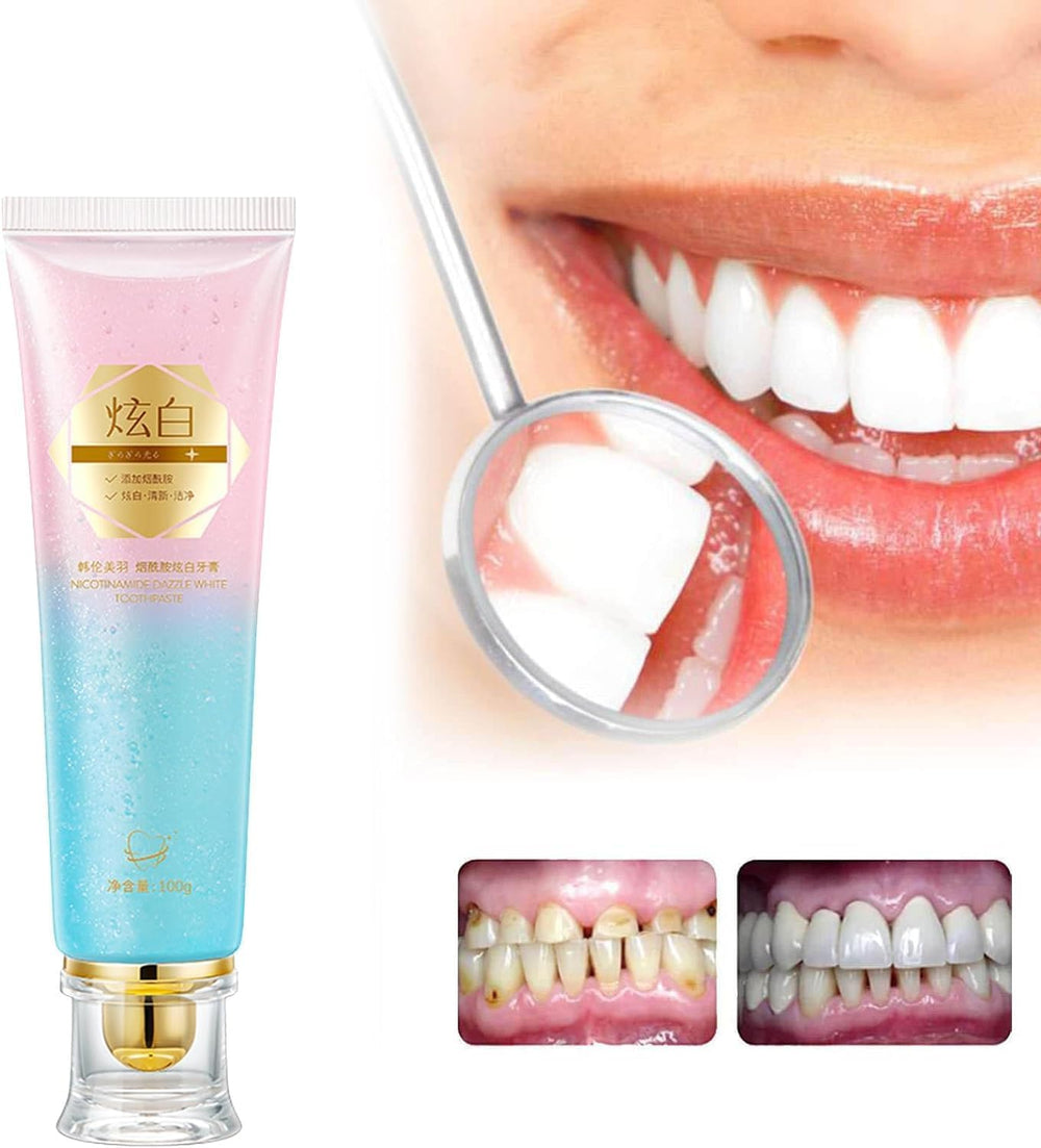 Bright smile after using Acssart Radiant Whitening Toothpaste
