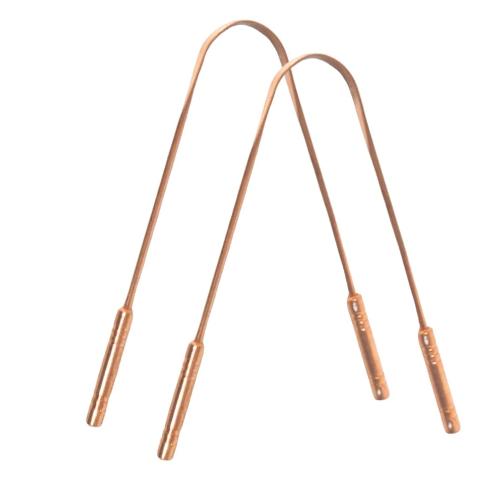2activelife copper tongue scraper set of 2 for adults