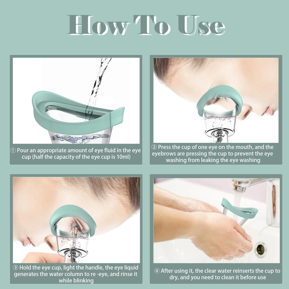 Compact travel-friendly eye care kit