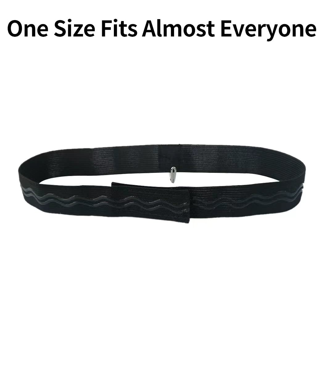 Eyeglass suspension with hook design in black for nose recovery.