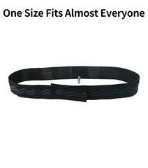 Eyeglass suspension with hook design in black for nose recovery.