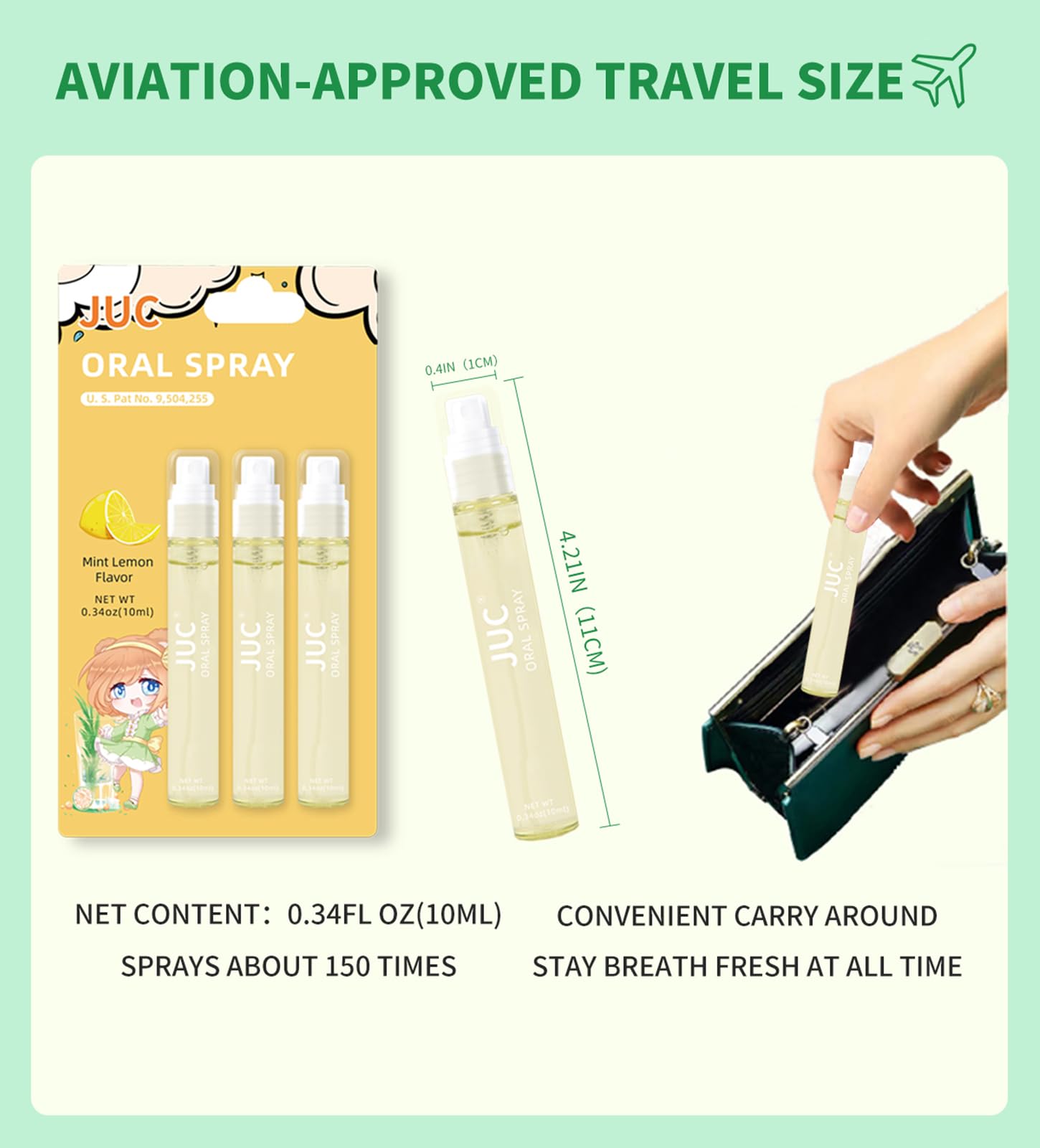 Non-aerosol spray nozzle design illustration