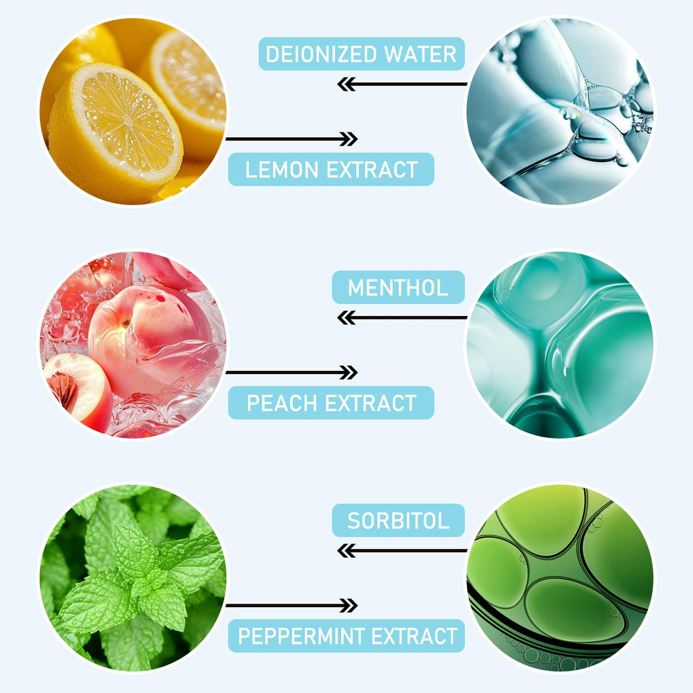 Individually wrapped 60 mouthwash vials