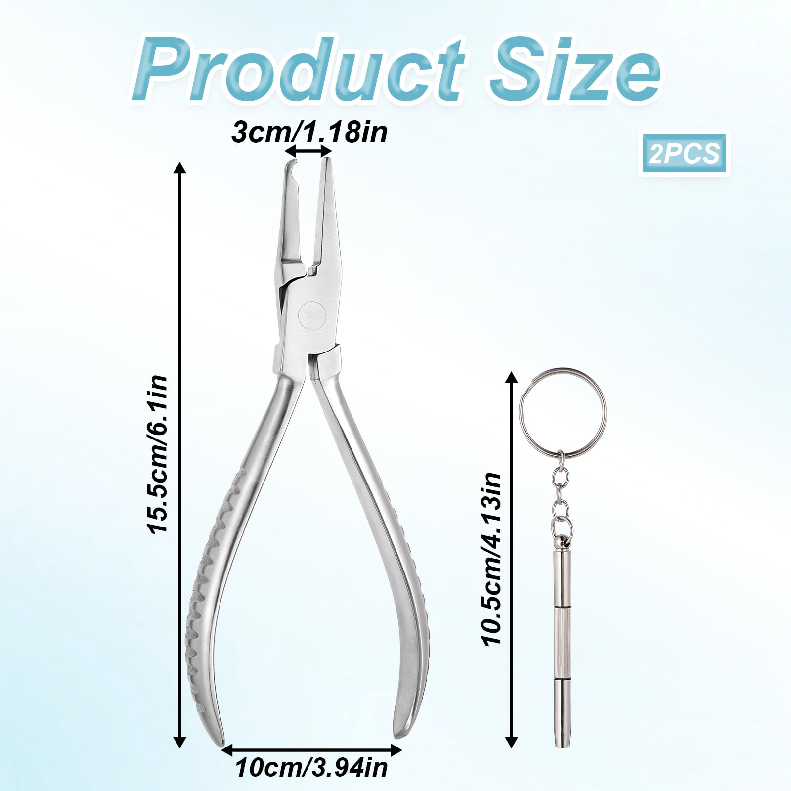 3-in-1 eyeglass screwdriver in repair kit