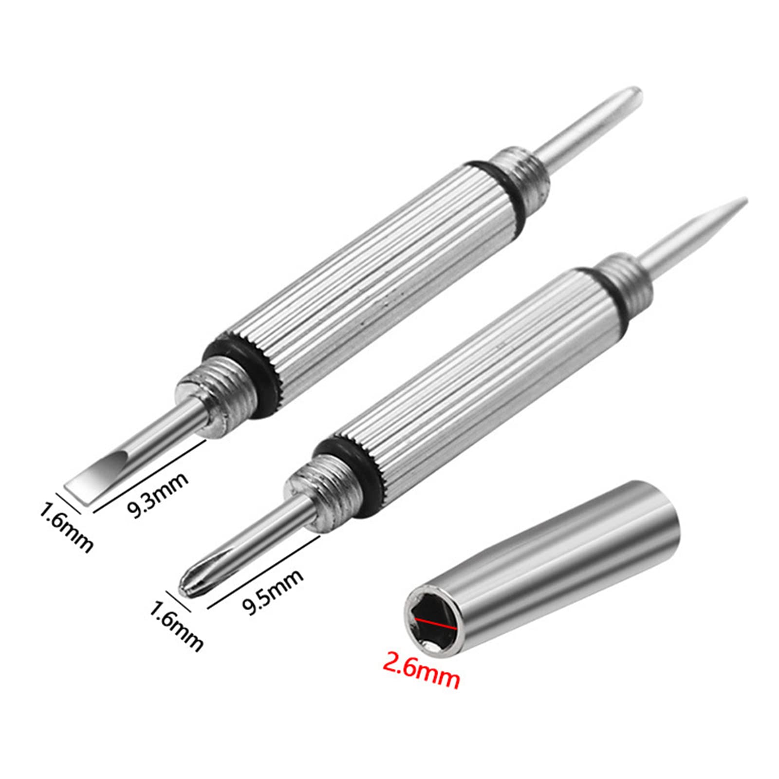 Portable repair tool kit for eyeglasses