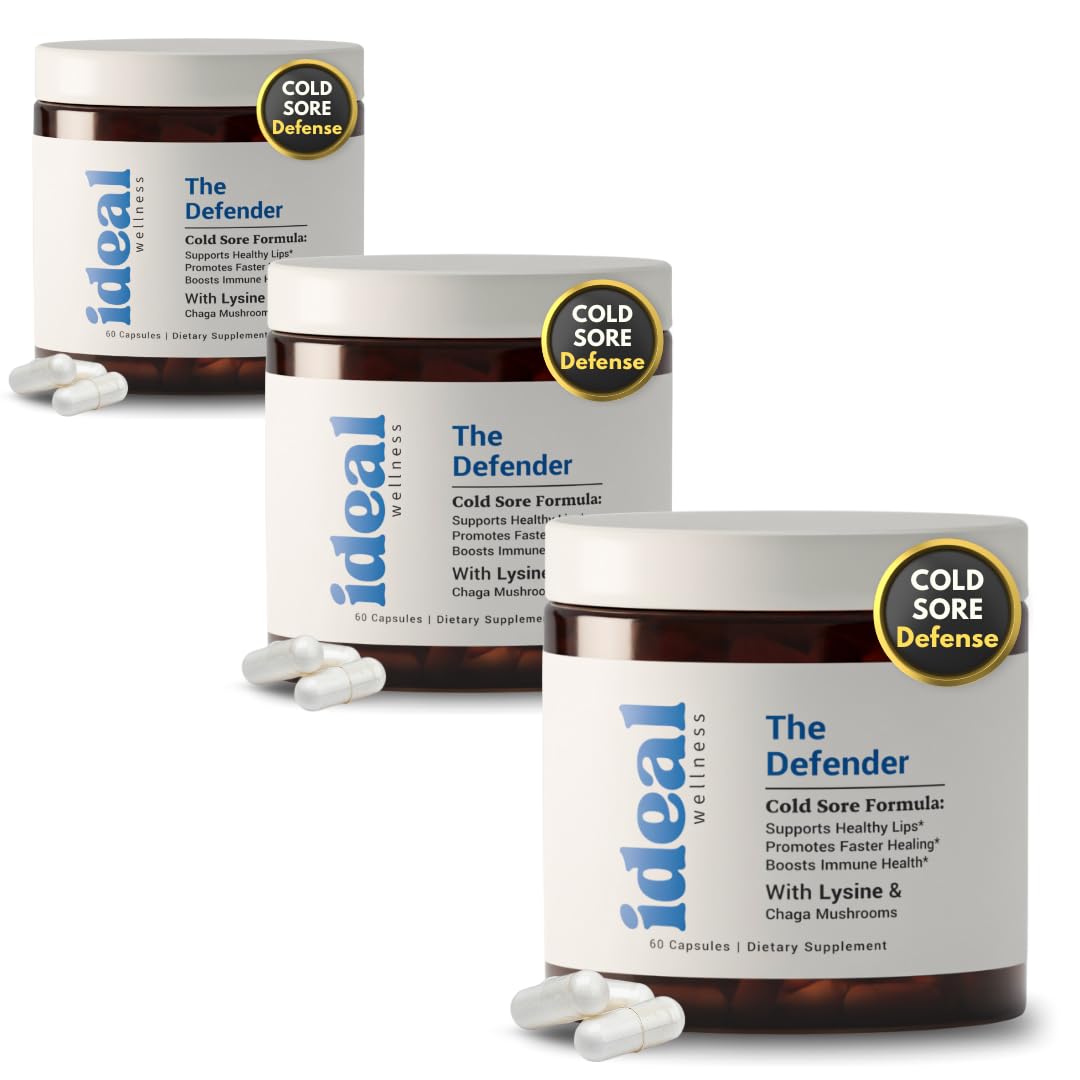 Hero image of the 3-pack cold sore treatment for lips