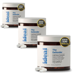 Hero image of the 3-pack cold sore treatment for lips