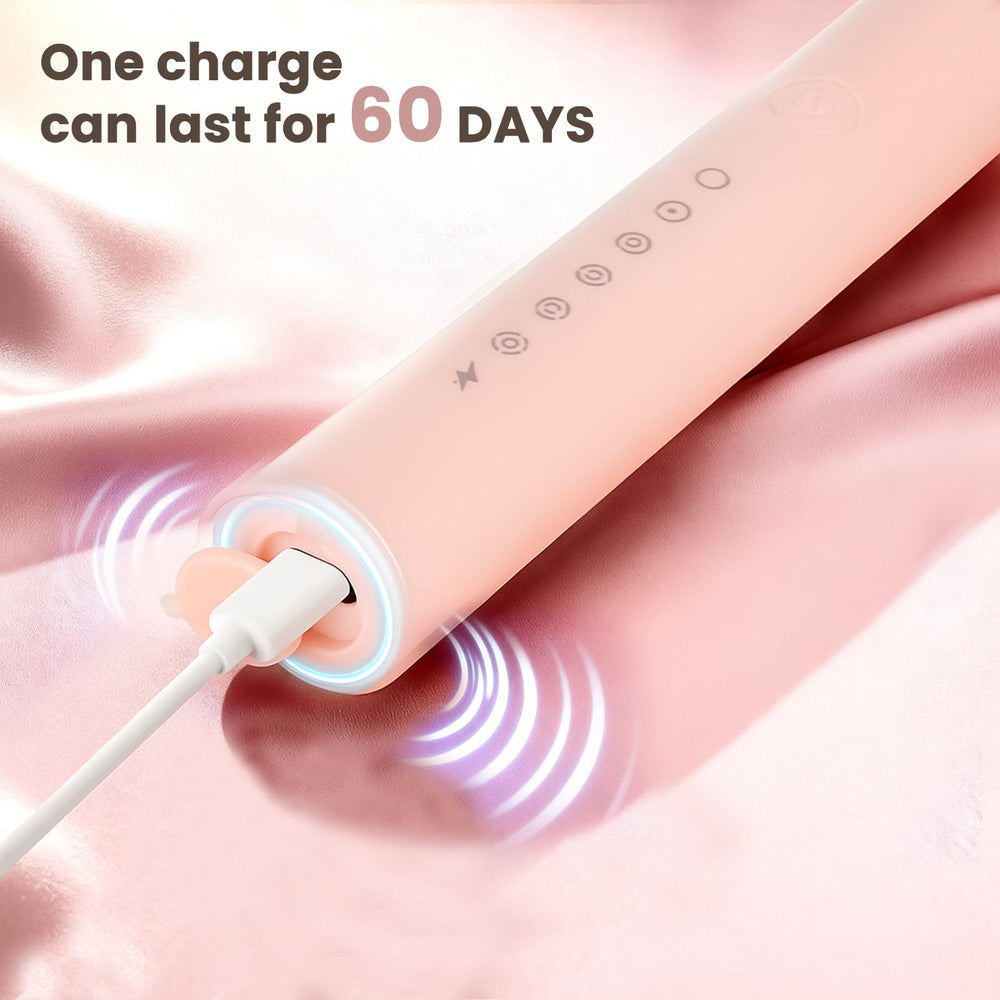 Three color options available for toothbrushes