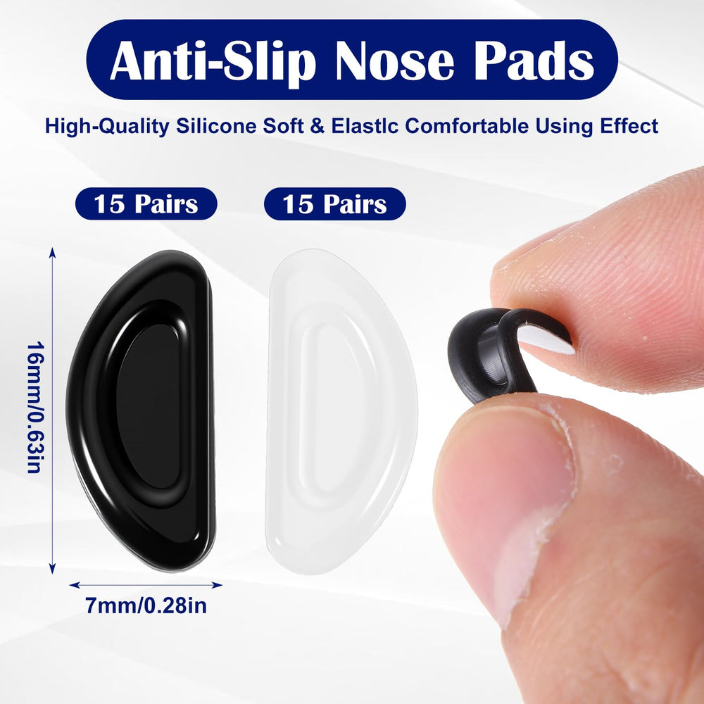 Close-up of anti-slip adhesive nose pad