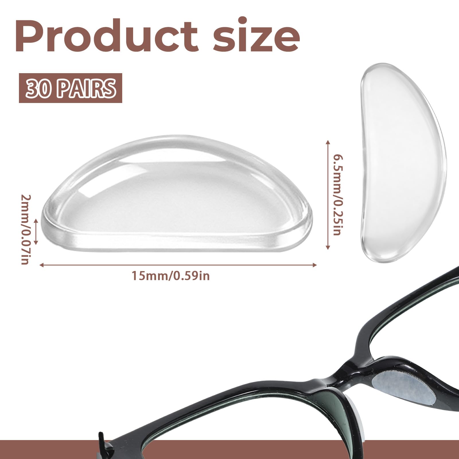 All 30 pairs packaged for storage