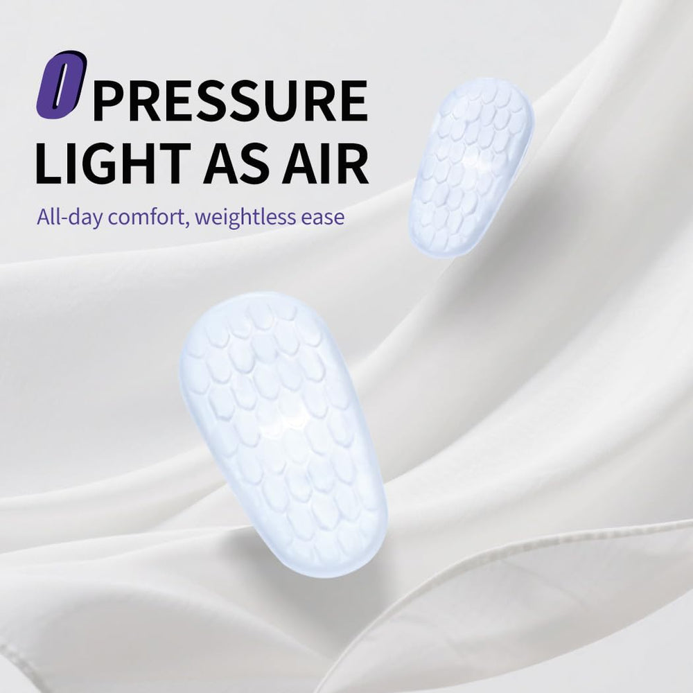 Hexagon grip texture on silicone nose pad for glasses