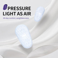 Hexagon grip texture on silicone nose pad for glasses