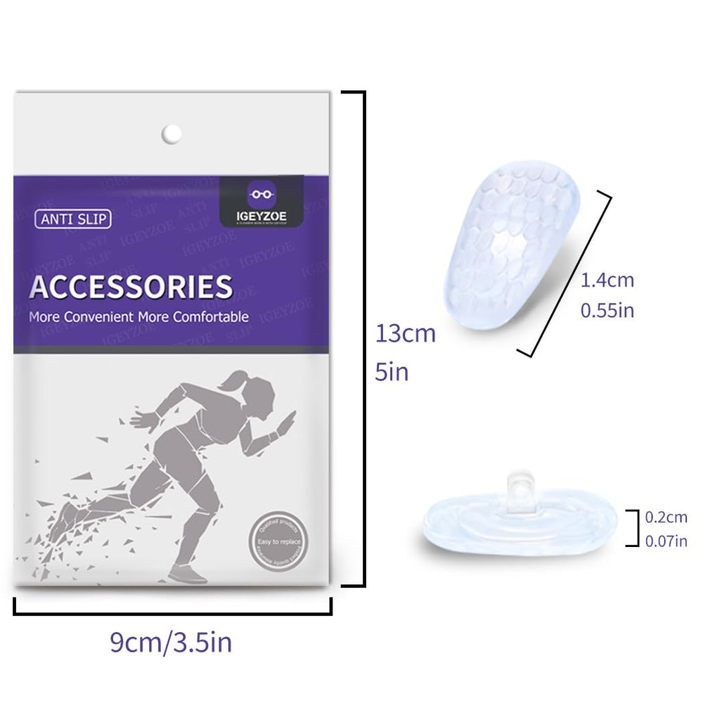 Suede microfiber cloth included for scratch-free nose pad installation