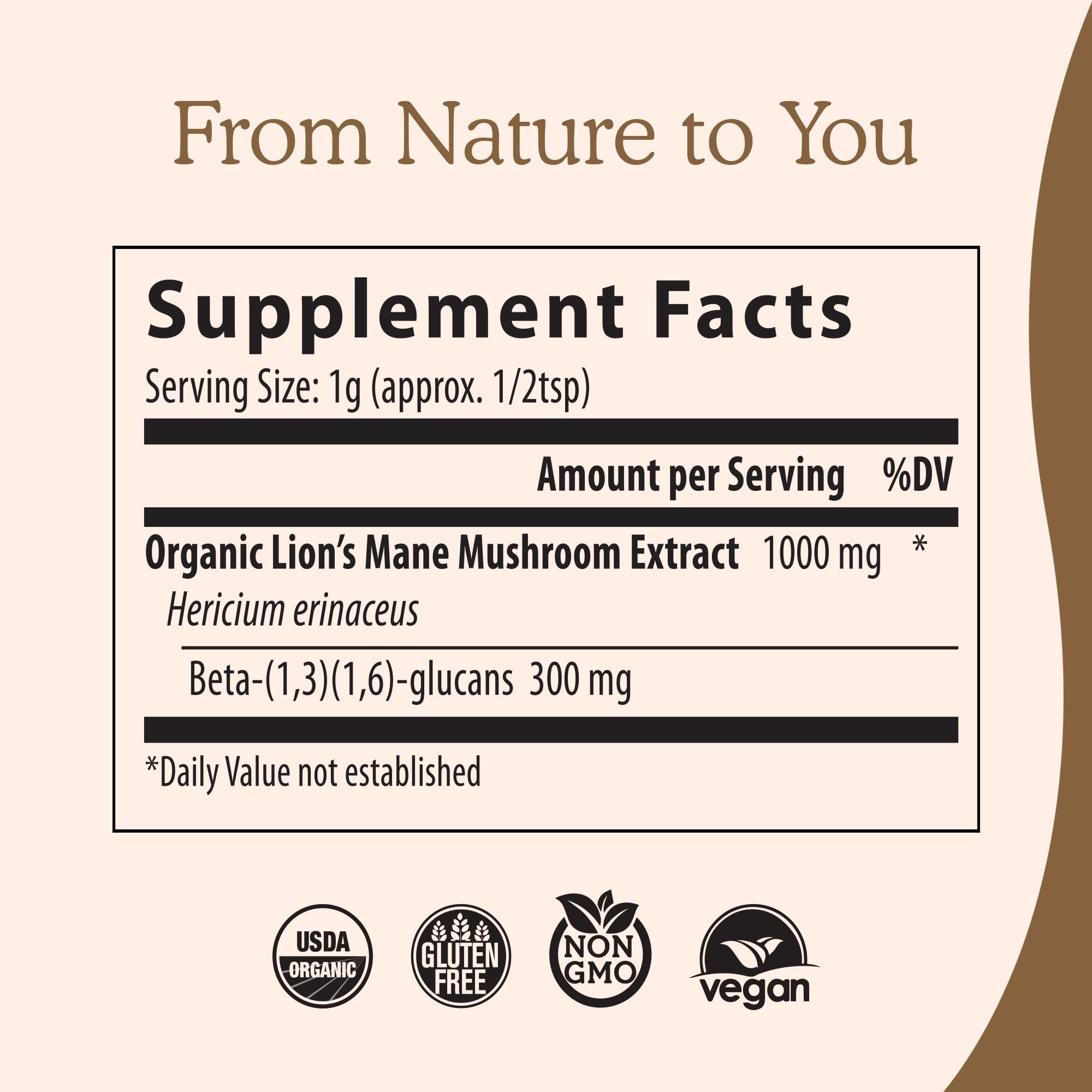 Lab verified 30% beta-glucans per serving