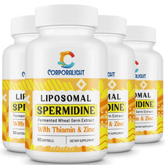 Front view of 30mg Spermidine supplement bottle