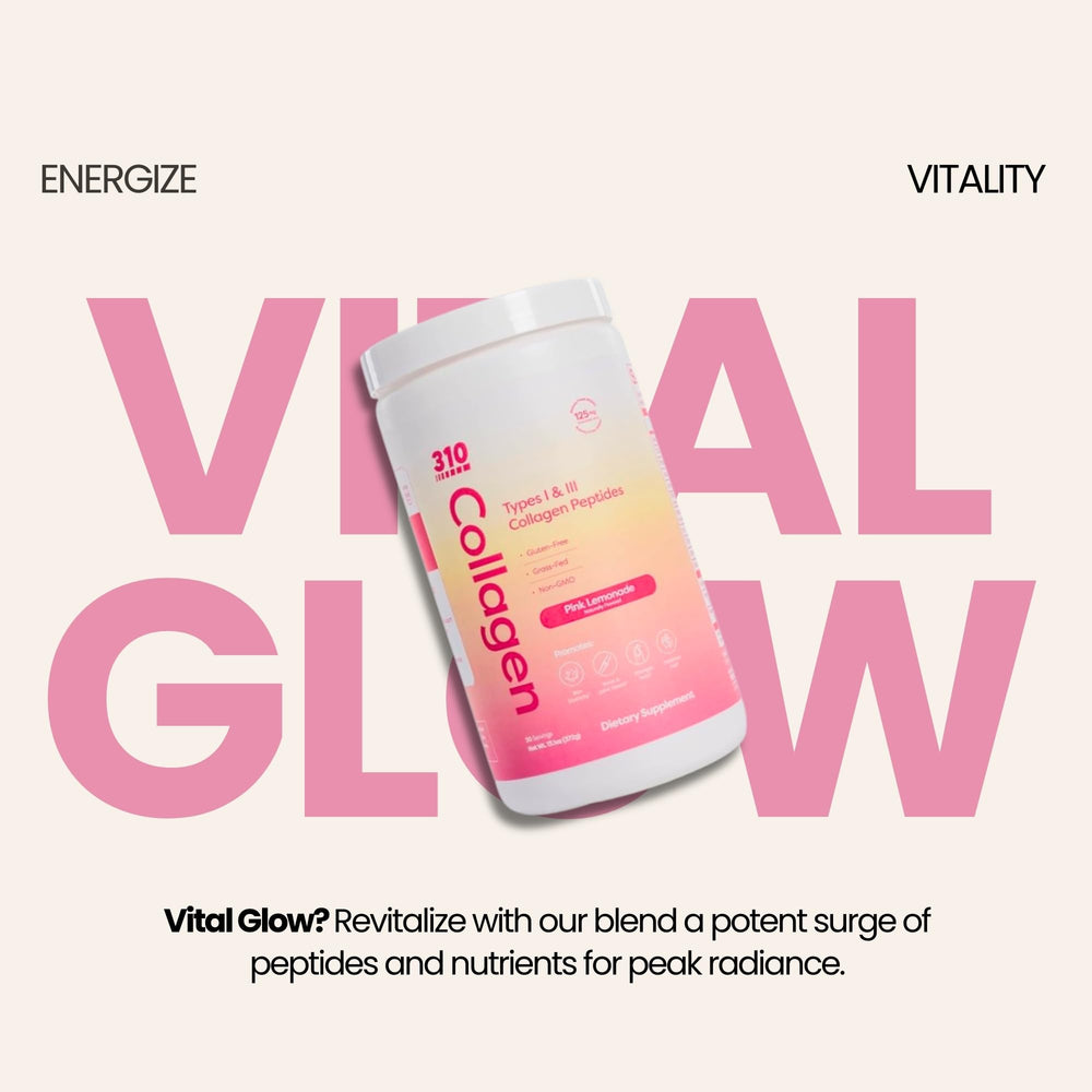 Product packaging box and jar for 310 Nutrition collagen peptides