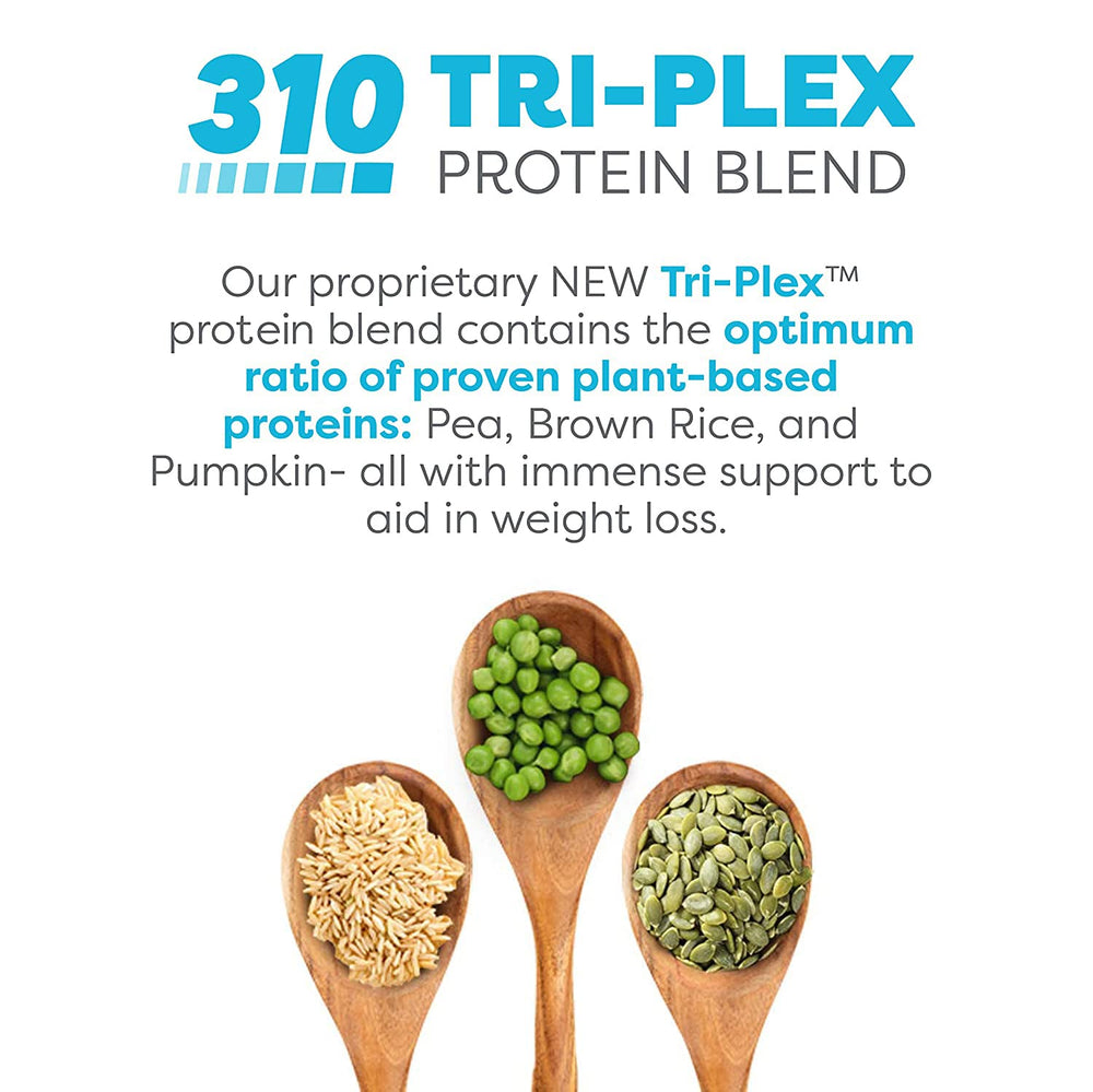 310 Nutrition plant-based protein shake glass showing vegan meal replacement
