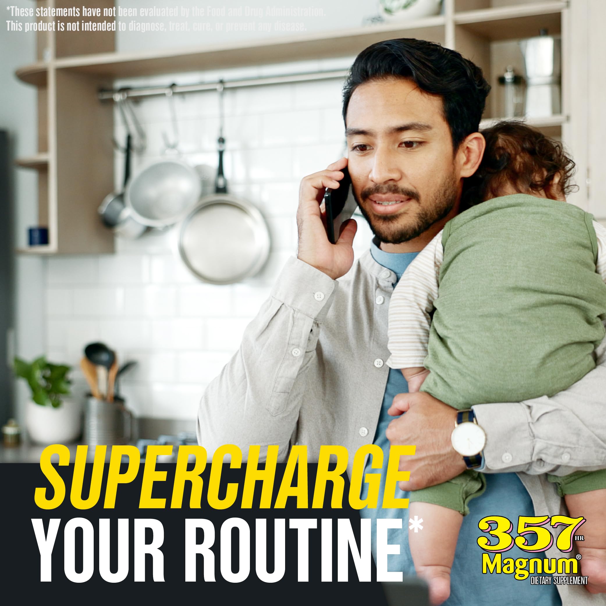 357 HR MAGNUM energy tablets in-use on desk for quick focus.