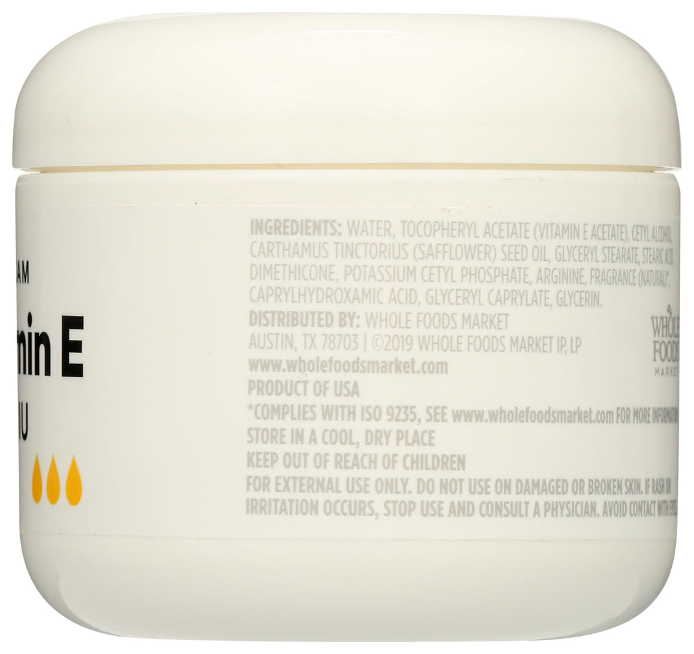 365 Vitamin E Cream used in a daily skin care routine for nourishment.